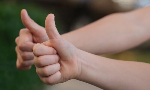 Thumbs Up Positive Gesture Thumb - leopoldboettcher / Pixabay
