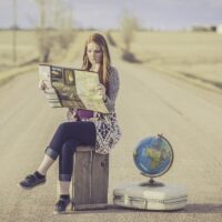 globe trotter traveller globe map 1828079