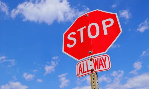 stop sign, attention, stop